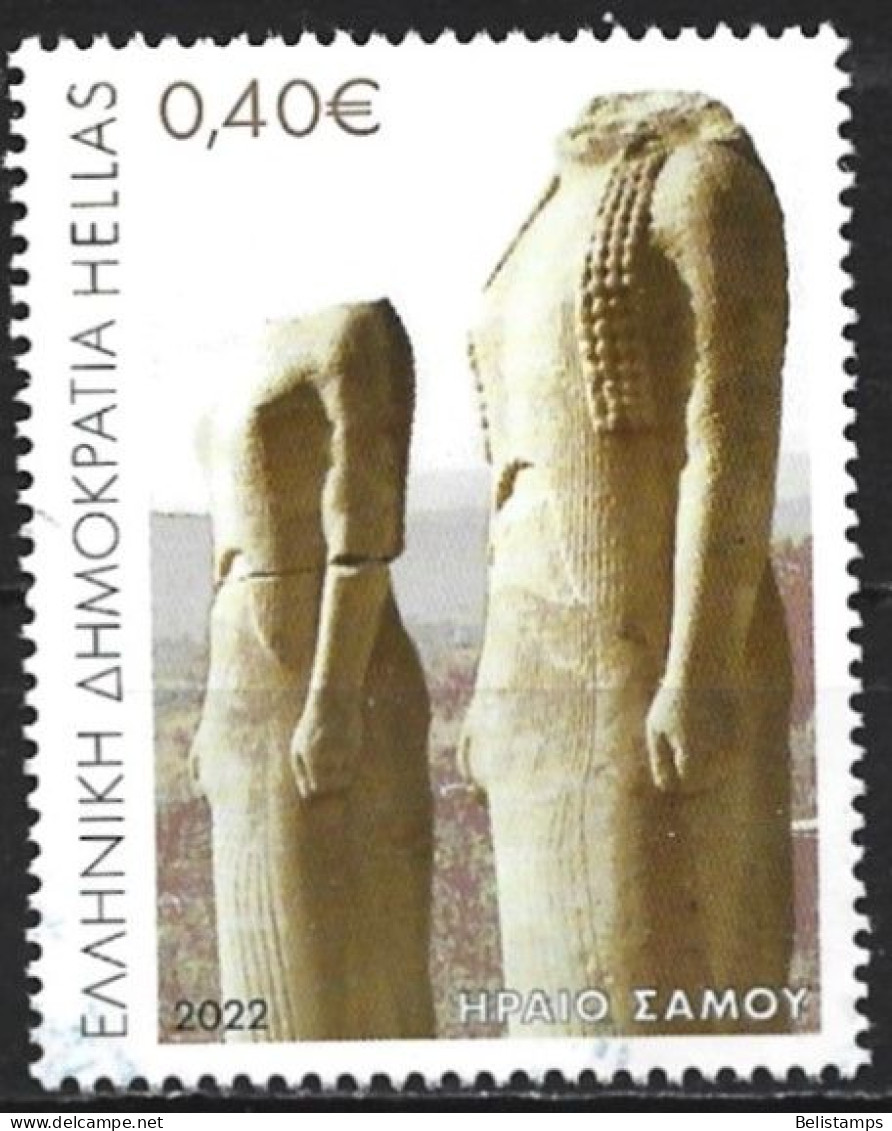 Greece 2022. Scott #2967 (U) Geneleos Group Of Statues, Heraion Of Samos UNESCO World Heritage Site - Oblitérés
