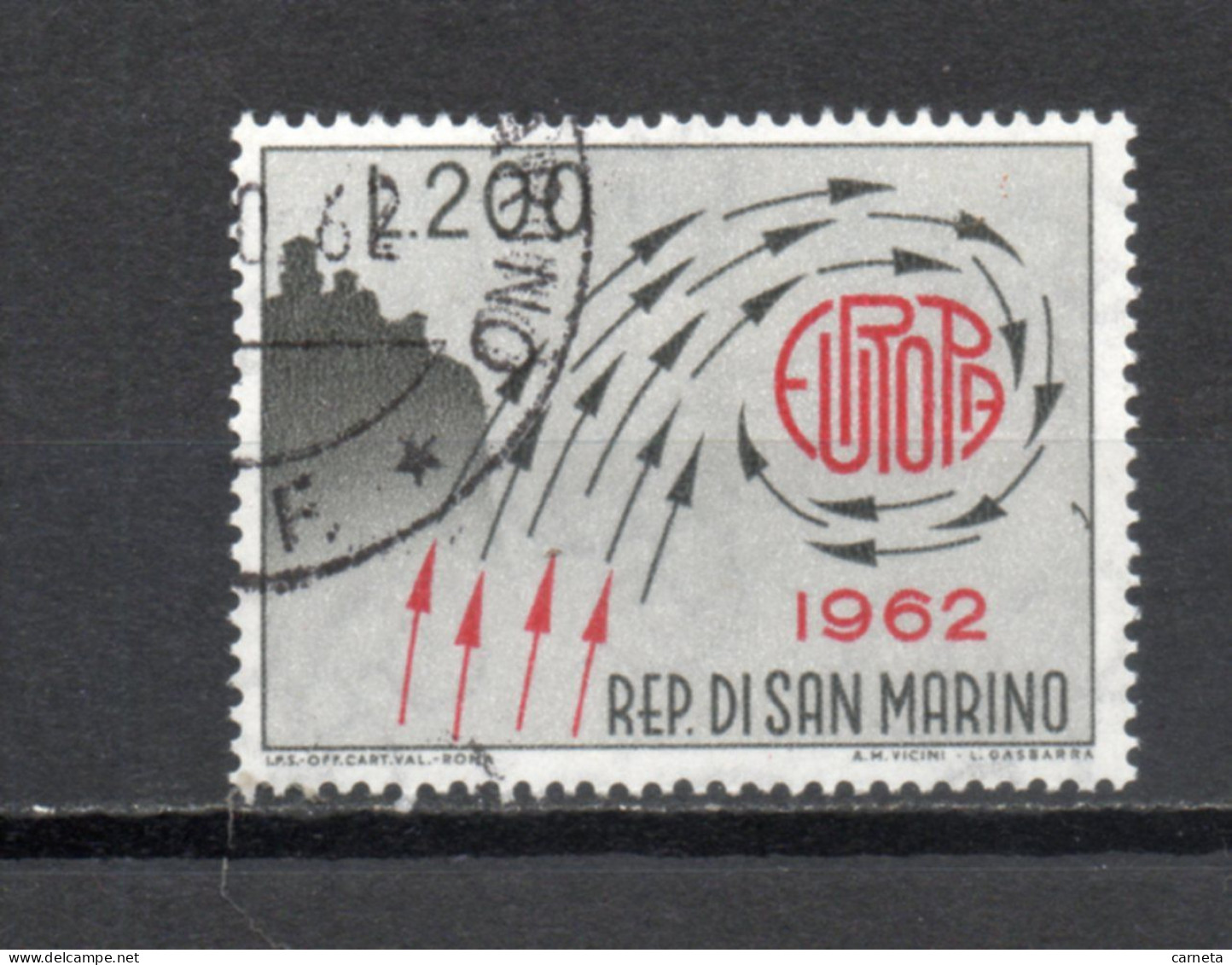 SAINT MARIN   N° 572   OBLITERE   COTE  2.25€    EUROPA - Usati