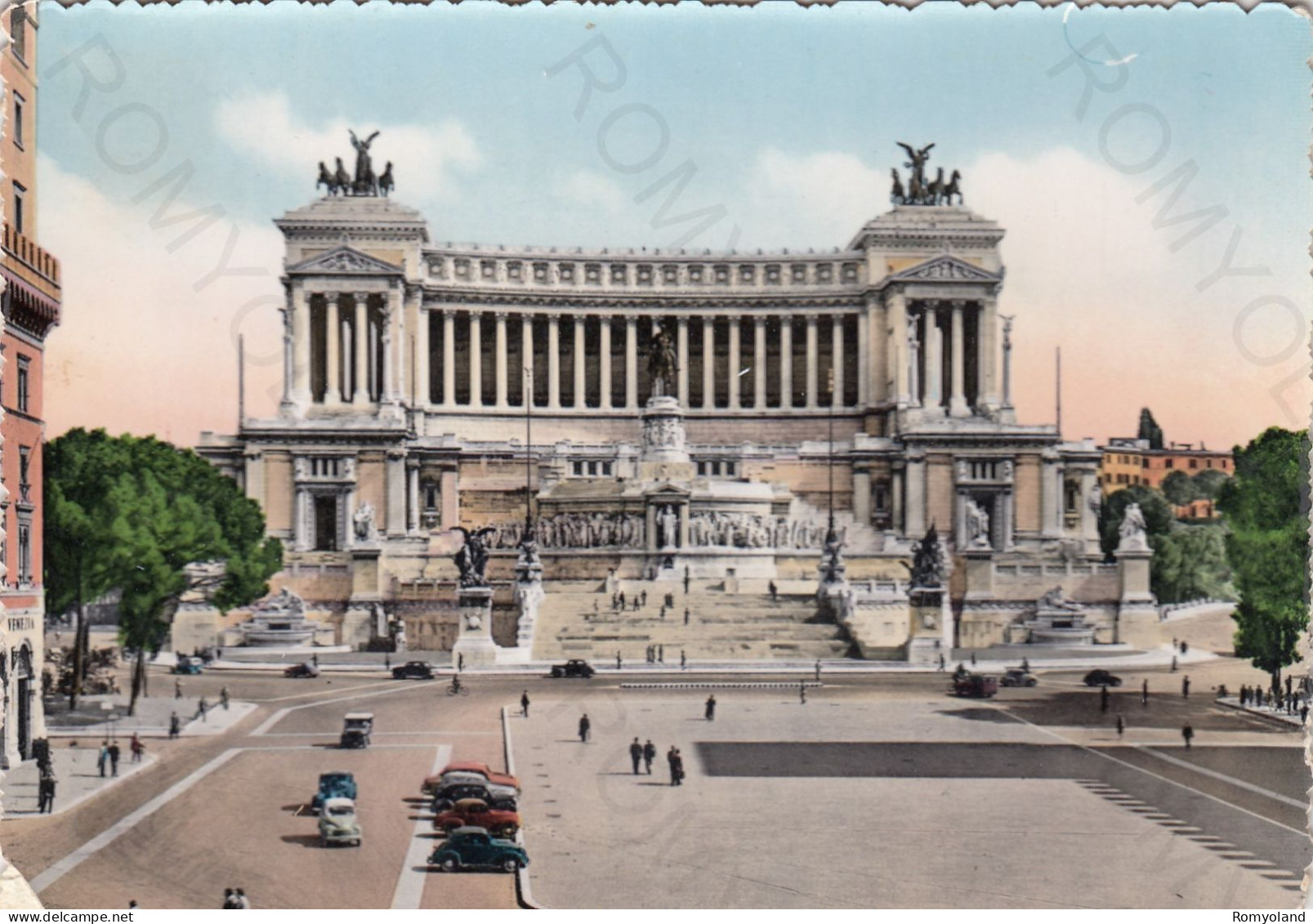 CARTOLINA  ROMA,LAZIO-MONUMENTO A VITTORIO EMANUELE II-STORIA,MEMORIA,CULTURA,RELIGIONE,BELLA ITALIA,VIAGGIATA 1953 - Altare Della Patria