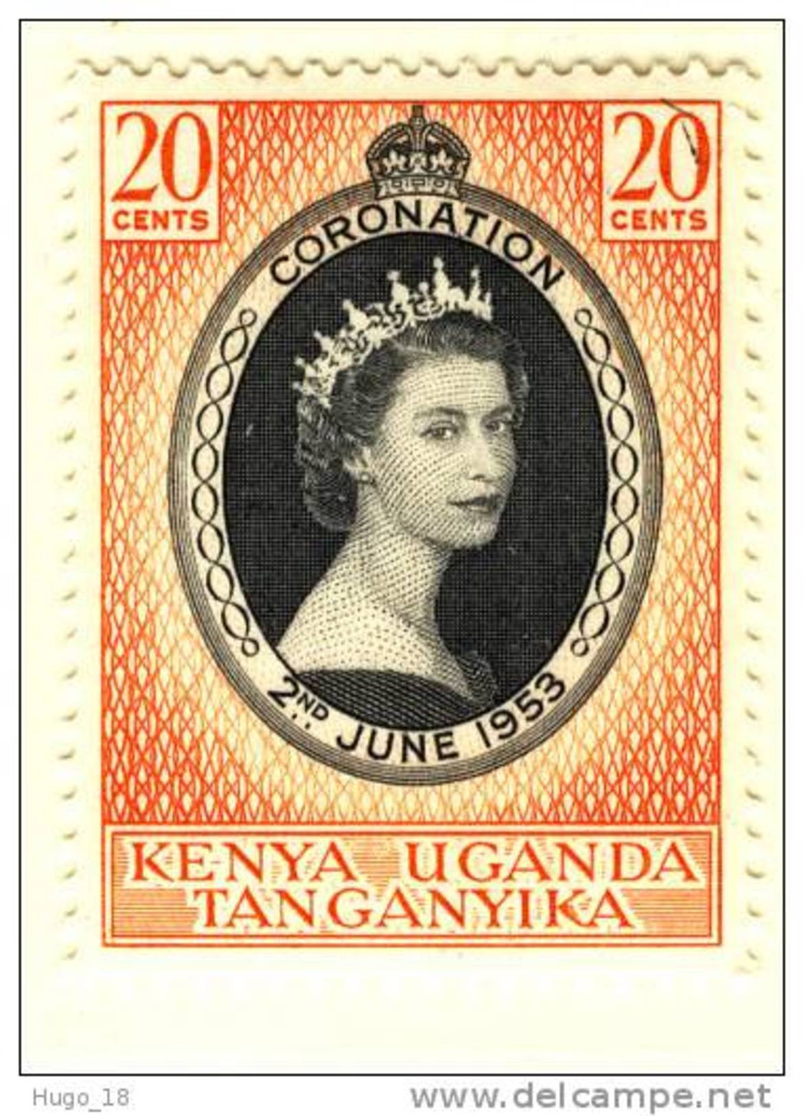 1953 QUEEN ELIZABETH CORONATION  KENYA UGANDA TANGANIKA - Kenya, Uganda & Tanganyika