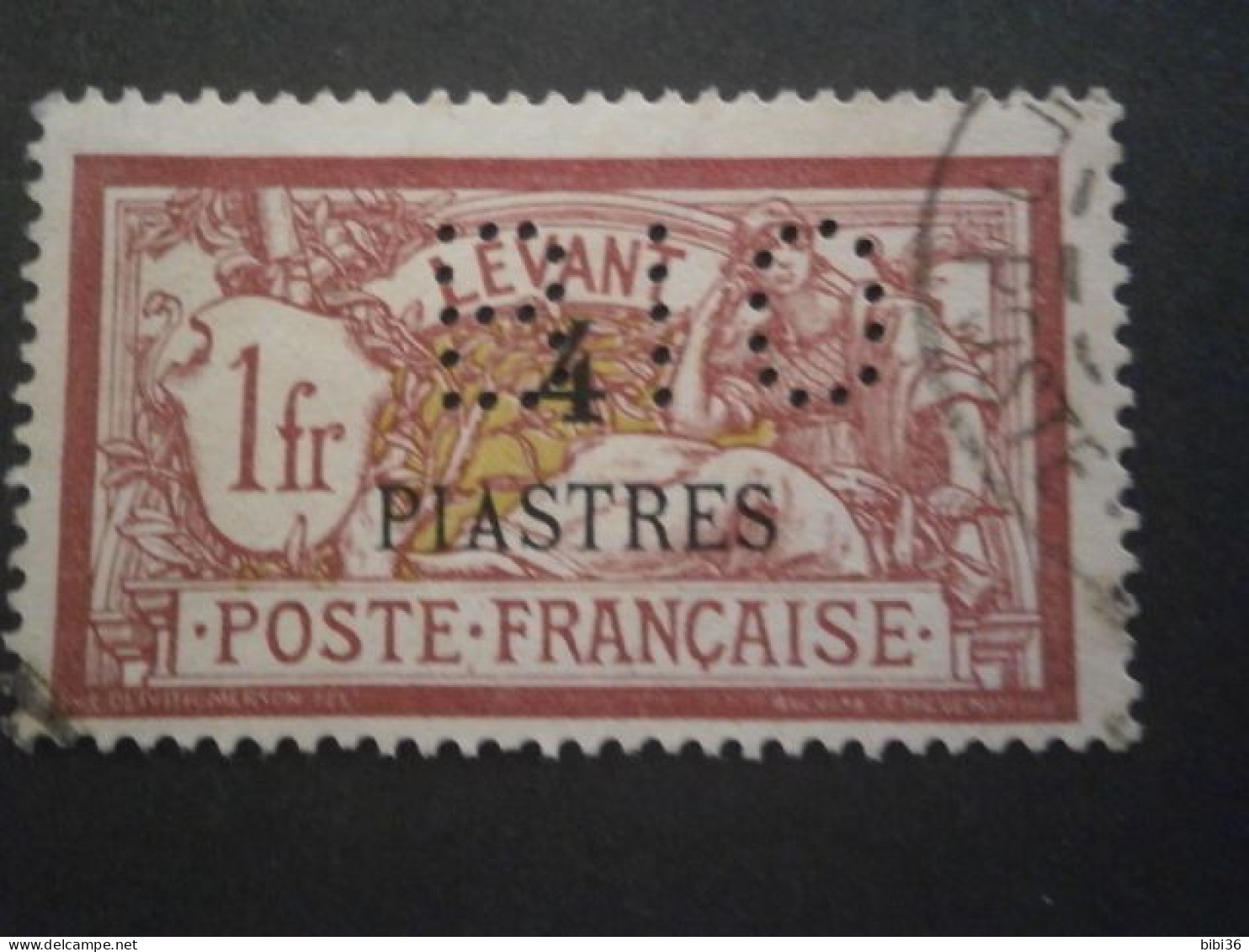 LEVANT MERSON 21 BIO2 PERFORATION PERFORES PERFORE PERFIN PERFINS PERFORATION PERFORIERT LOCHUNG PERCE PERFO PERFORADO - Used Stamps