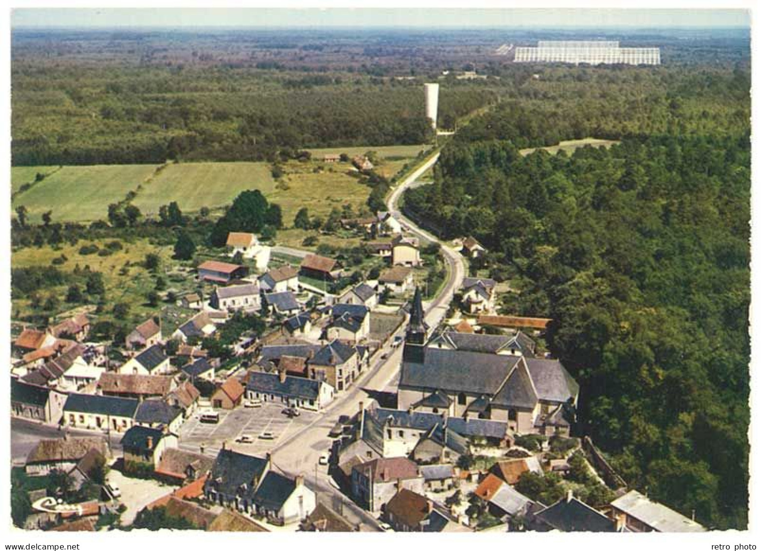 Cpsm Nançay - Vue Aérienne - Route De Souesmes - Nançay