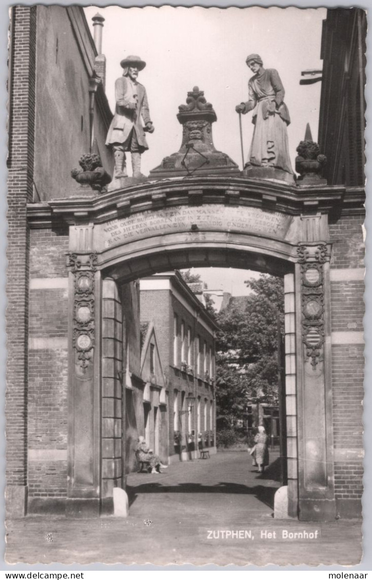 Postkaarten > Europa > Nederland > Gelderland > Zutphen Bornhof Gebruikt 1965 (13577) - Zutphen