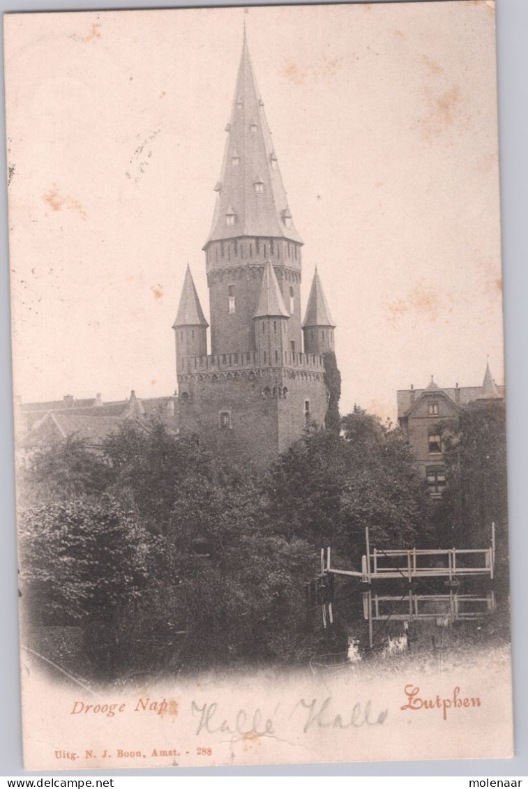 Postkaarten > Europa > Nederland > Gelderland > Zutphen Drogenap Toren Gebruikt 1904 (13587) - Zutphen