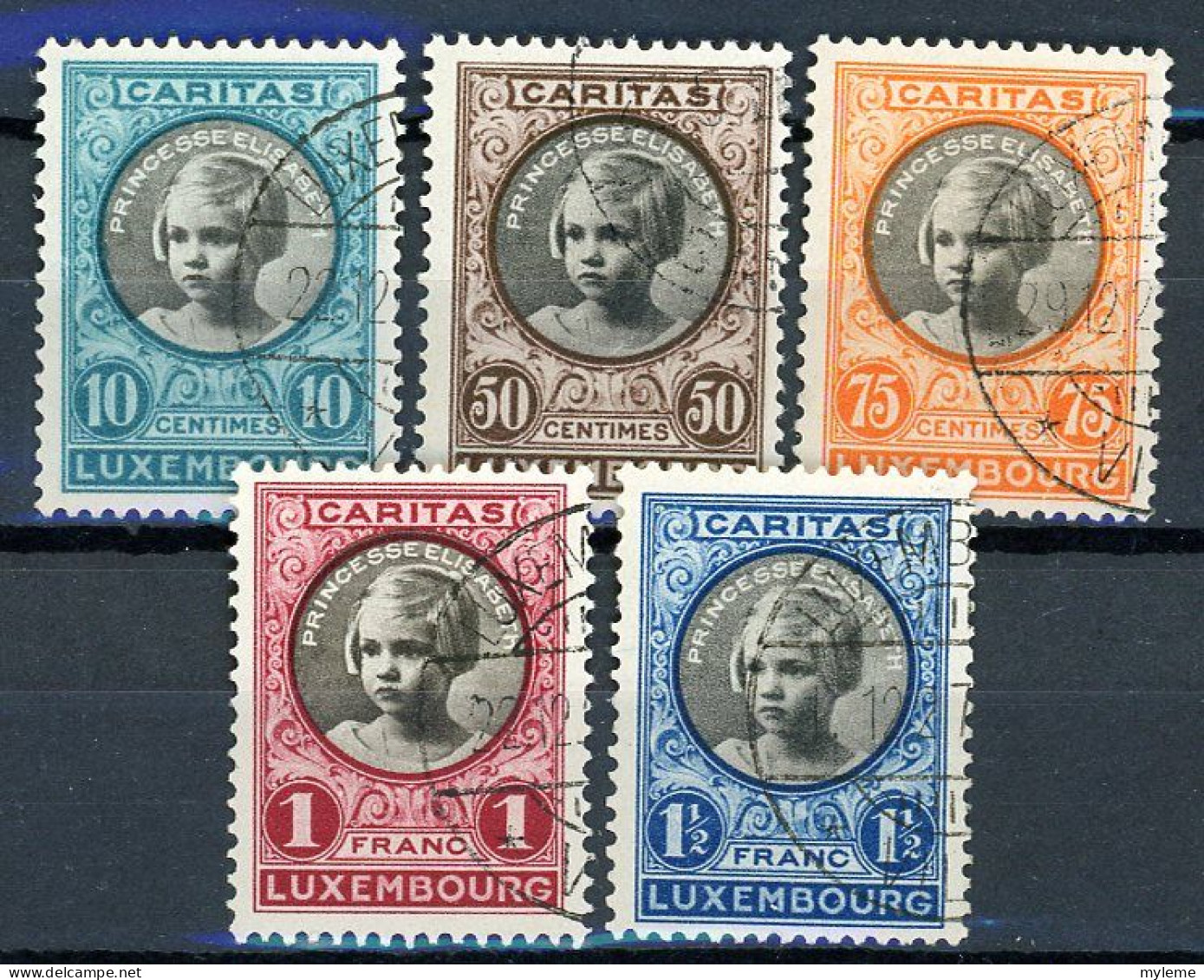 AZ-14 Luxembourg N° 192 à 196 Oblitéré. A Saisir !!! - Used Stamps