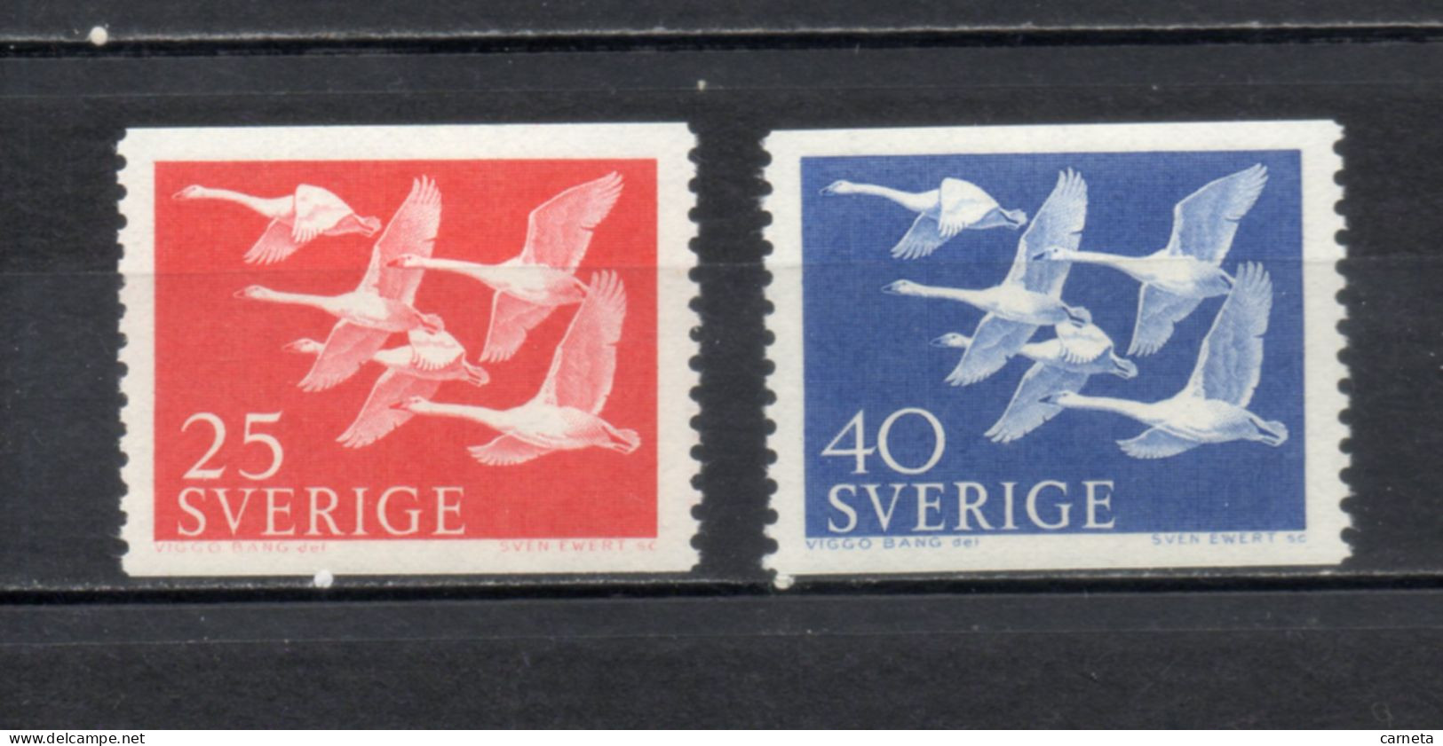 SUEDE   N° 409 + 410  NEUFS SANS CHARNIERE    COTE  2.00€    OISEAUX ANIMAUX FAUNE - Unused Stamps