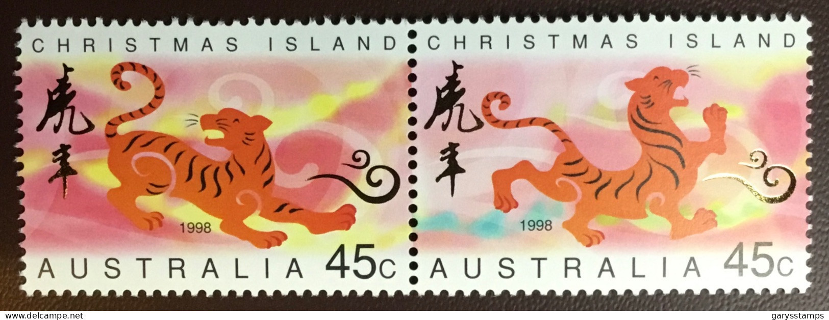 Christmas Island 1998 Year Of The Tiger MNH - Christmas Island
