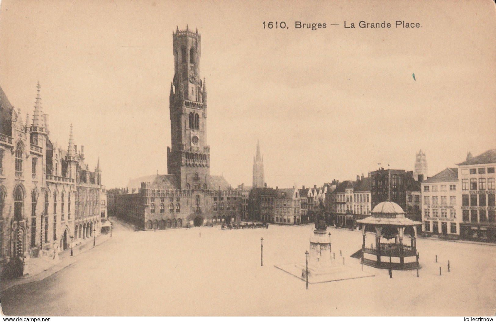 BRUGES - LA GRANDE PLACE - Pubs, Hotels, Restaurants