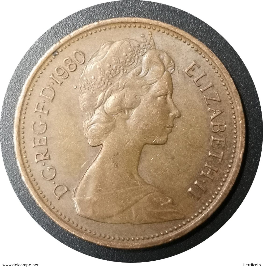 1980 - 2 New Pence Elizabeth II 2e Effigie - Royaume Uni - 2 Pence & 2 New Pence