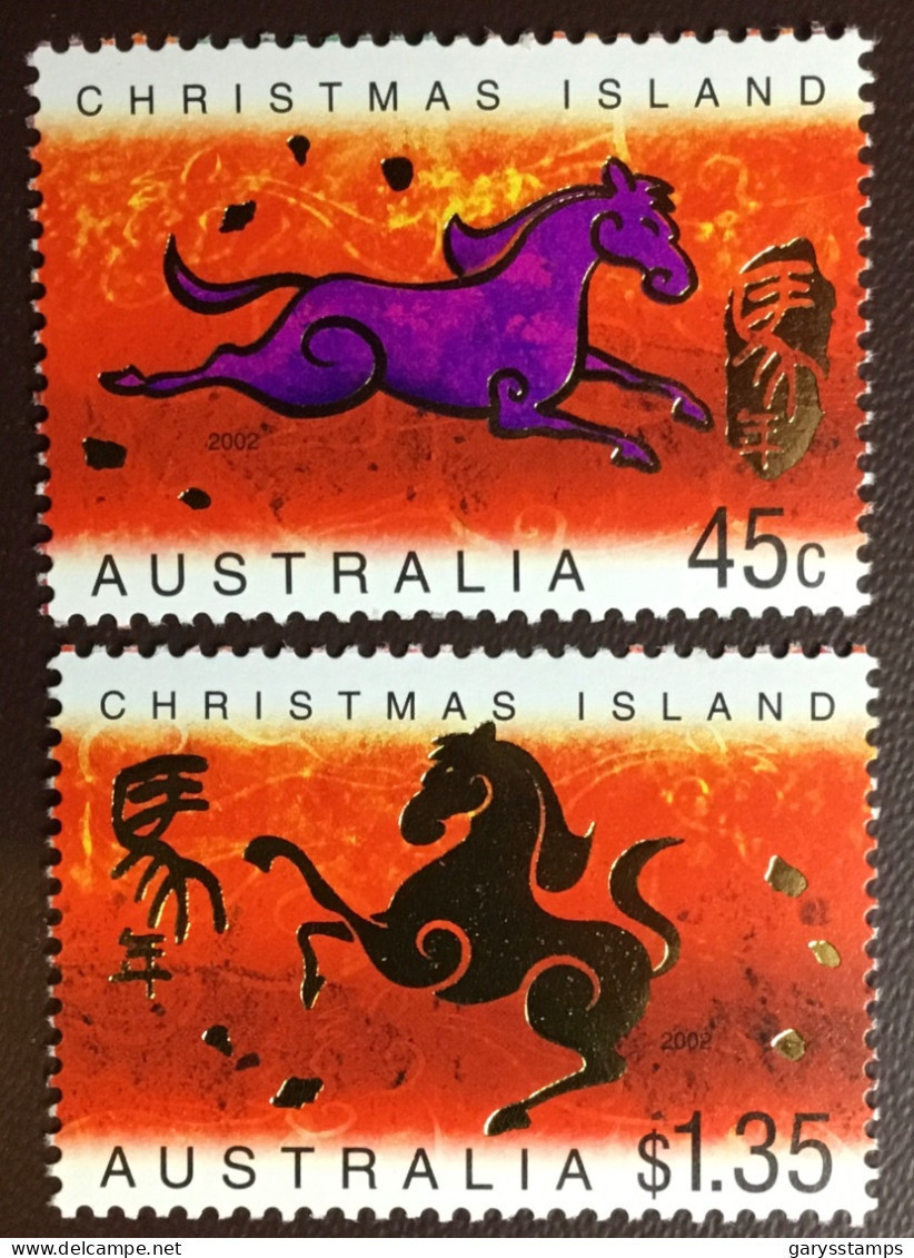 Christmas Island 2002 Year Of The Horse MNH - Christmas Island