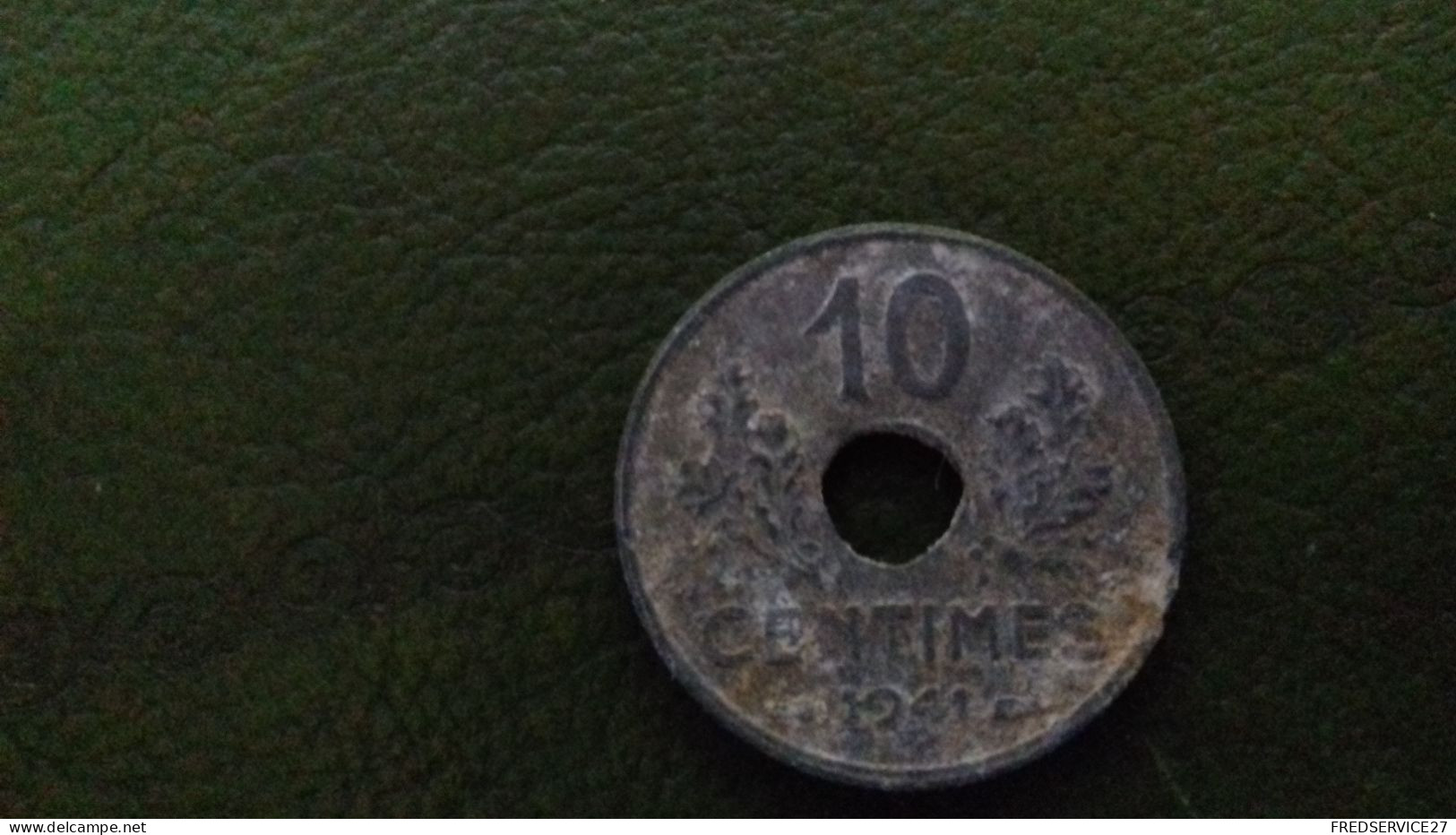 BS2 / 10 CENTIMES 1941 ETAT FRANCAIS ZINC - 10 Centimes