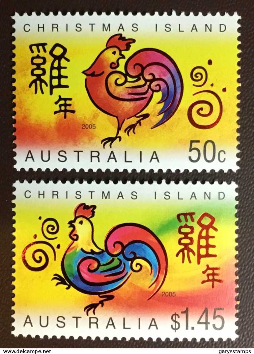 Christmas Island 2005 Year Of The Rooster MNH - Christmas Island