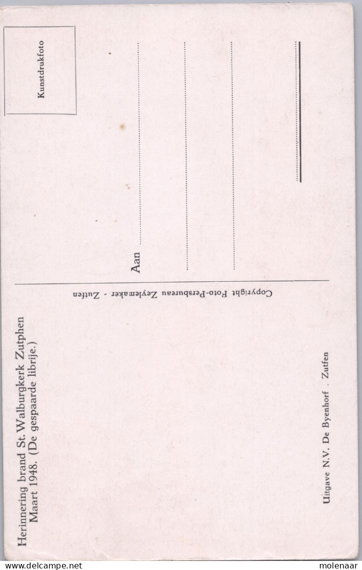 Postkaarten > Europa > Nederland > Gelderland > Zutphen De Librjie Ongebruikt (13607) - Zutphen