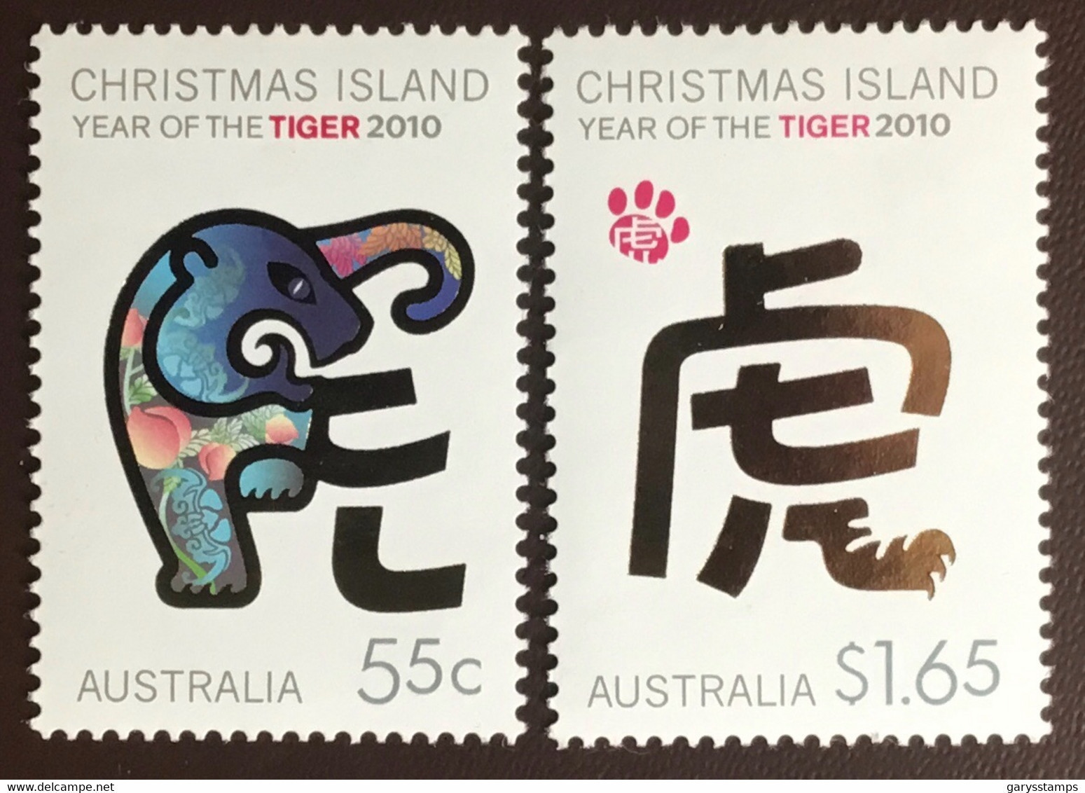 Christmas Island 2010 Year Of The Tiger MNH - Christmas Island