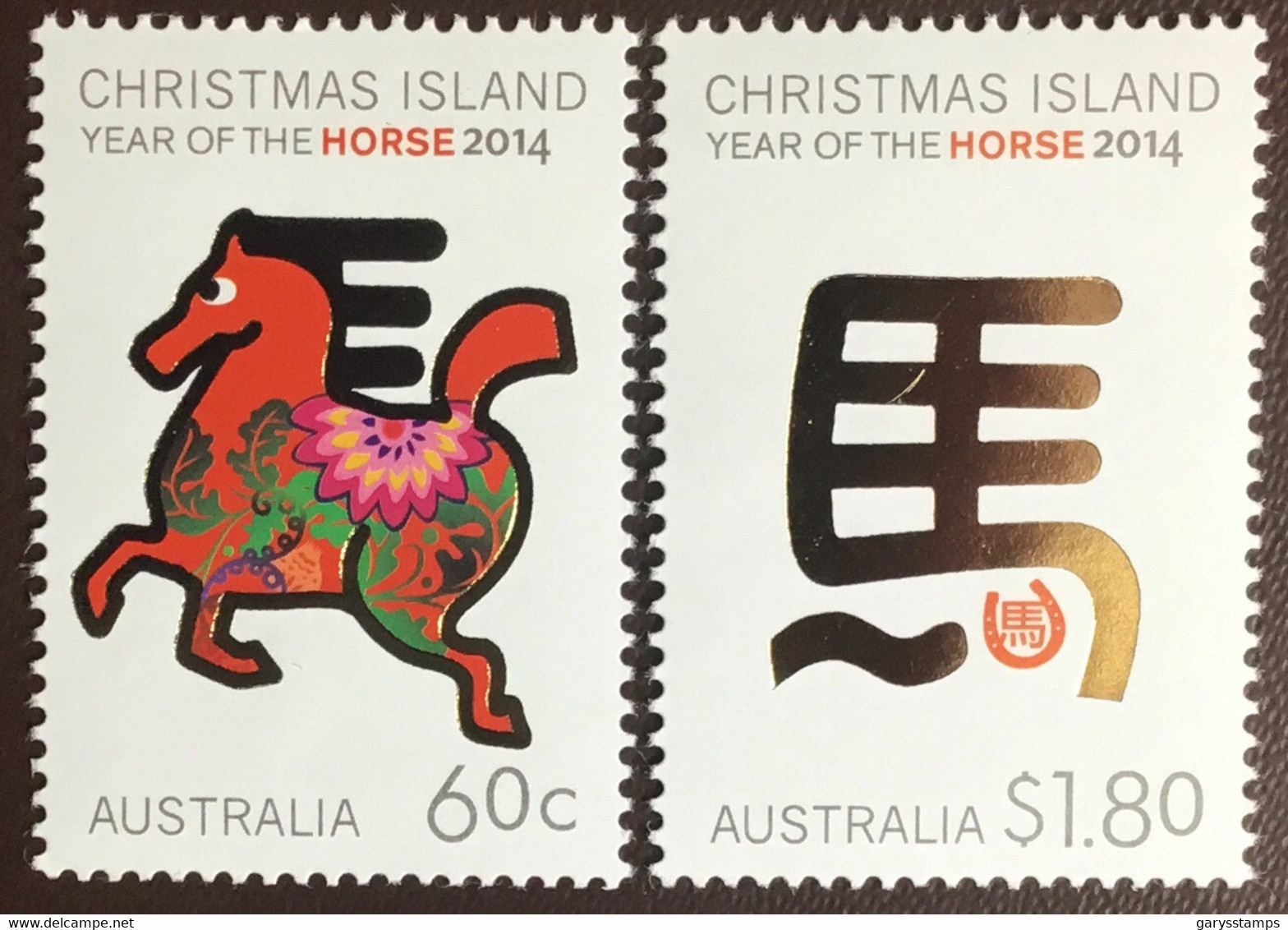 Christmas Island 2014 Year Of The Horse MNH - Christmas Island