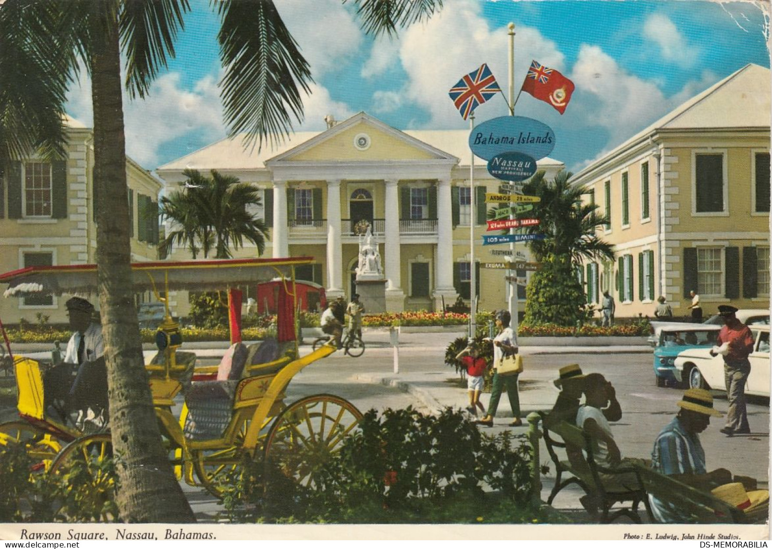 Nassau Bahamas - Rawson Square 1976 Sent To Yugoslavia With Stamp - Bahama's