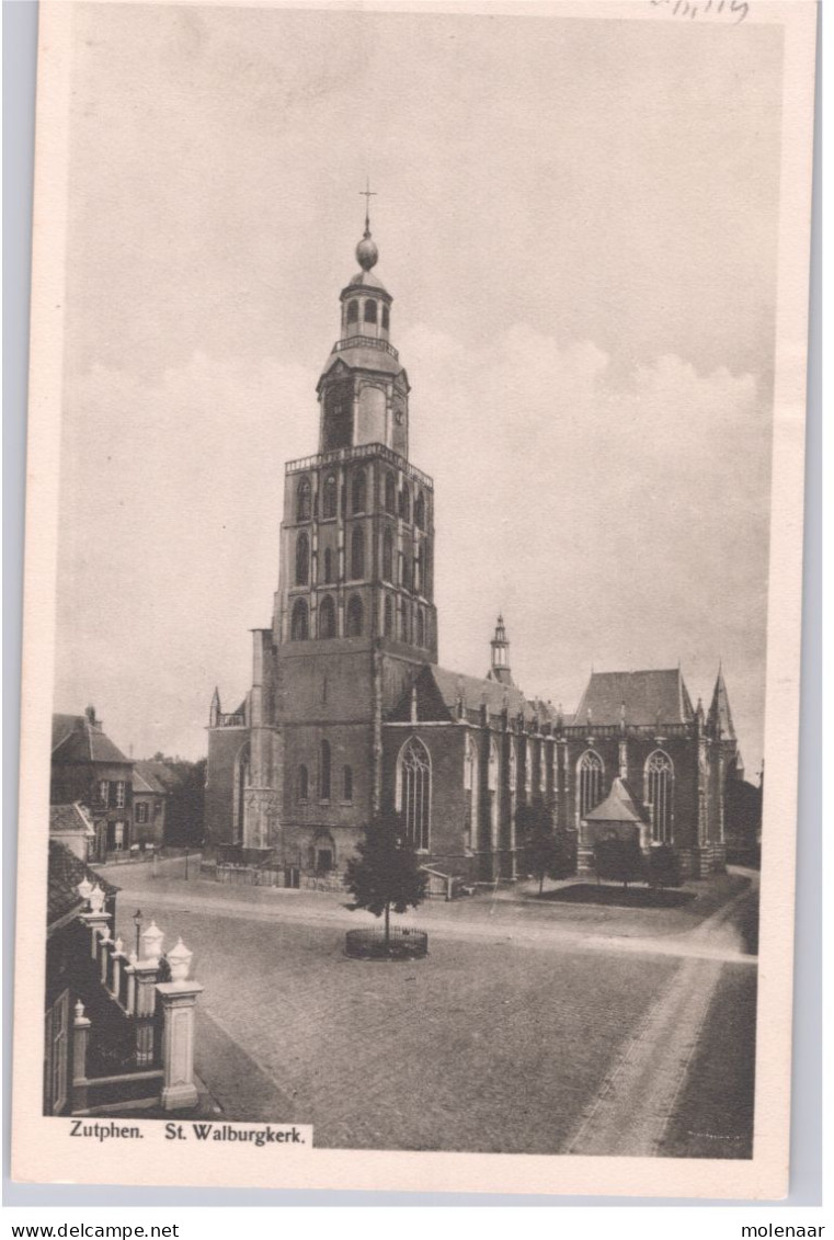 Postkaarten > Europa > Nederland > Gelderland > Zutphen  Walburgskerk Ongebruikt 1914 (13627) - Zutphen