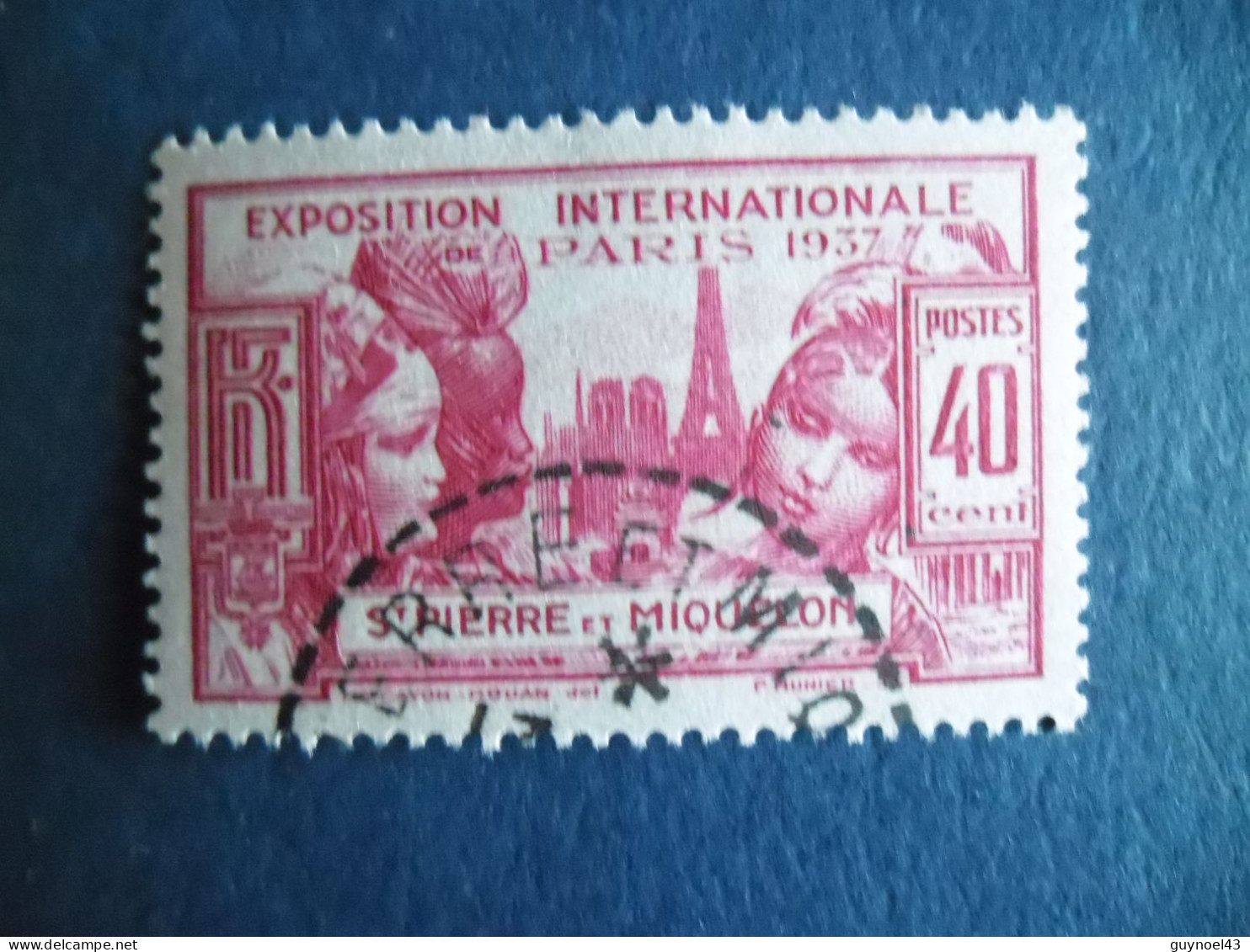 SPM Y/T 162 " Expo " Oblitéré Cote 3,50 - Used Stamps