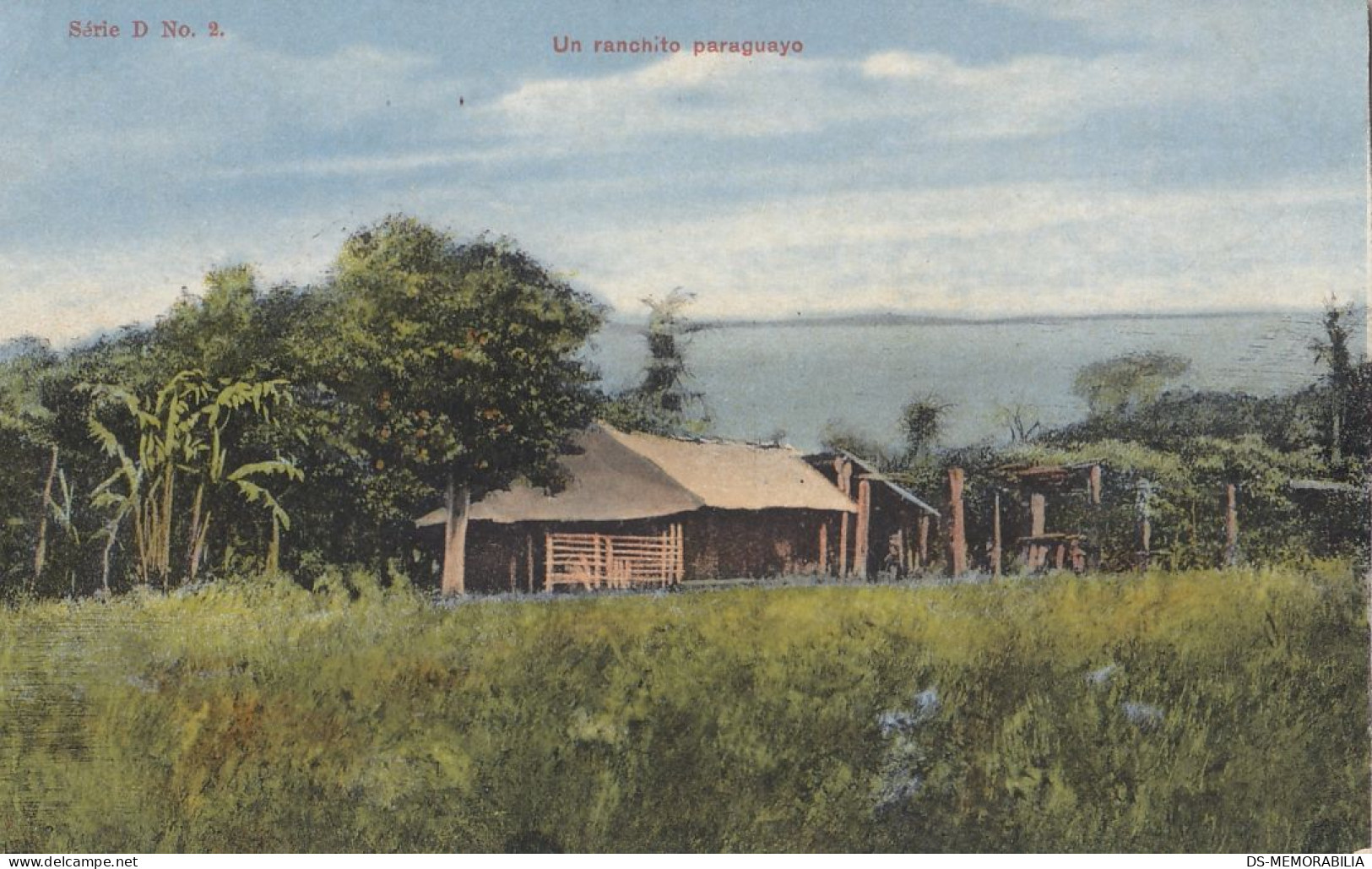 Paraguay - Un Rancho Paraguayo , Ed Quell Y Carron Asuncion - Paraguay