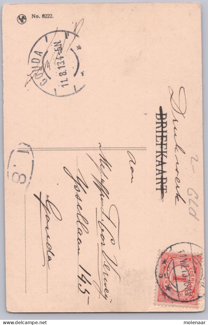 Postkaarten > Europa > Nederland > Gelderland > ZutphenPortaal Grote Kerk Gebruikt 1913  (13631) - Zutphen