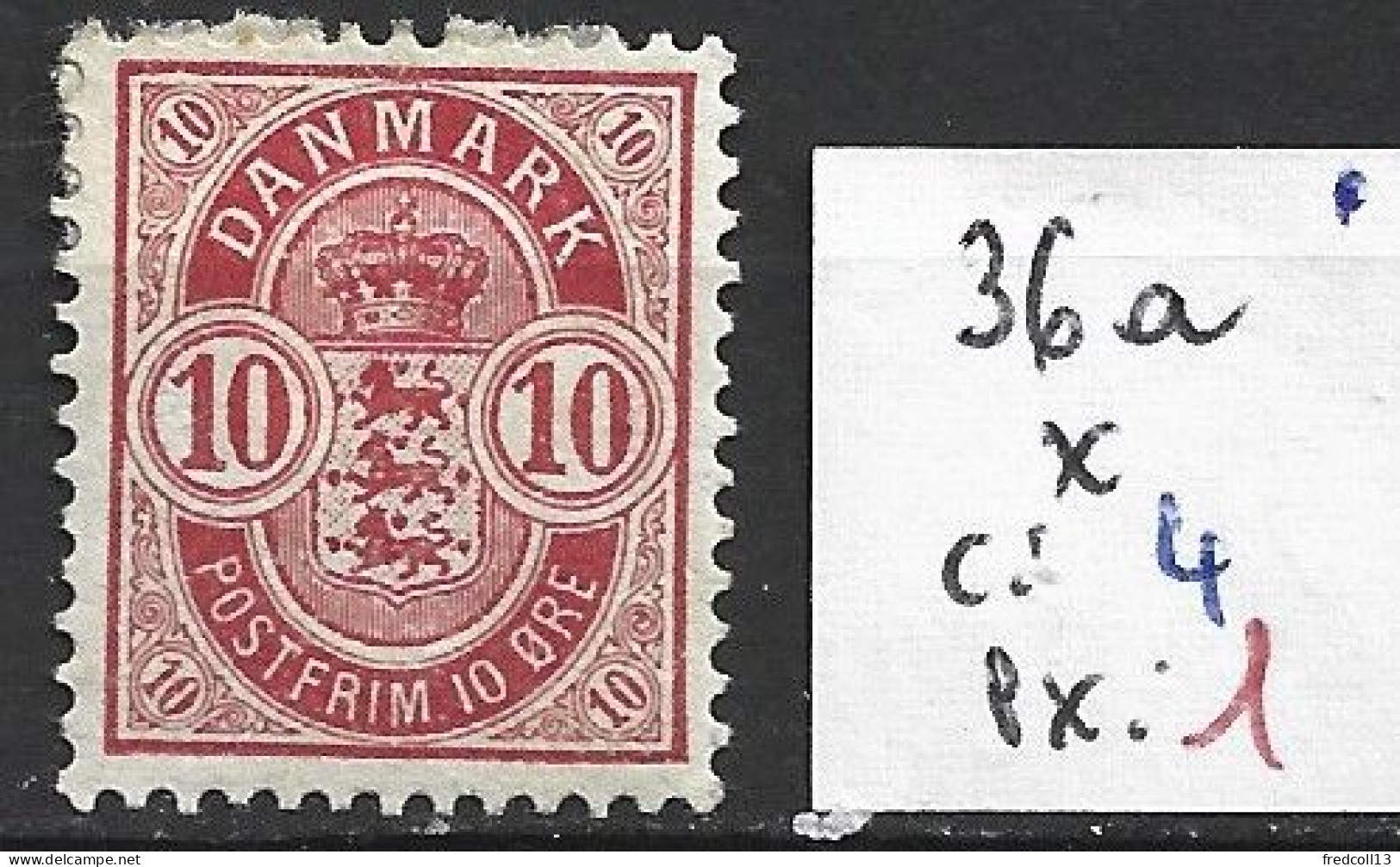 DANEMARK 36a * Côte 4 € - Neufs