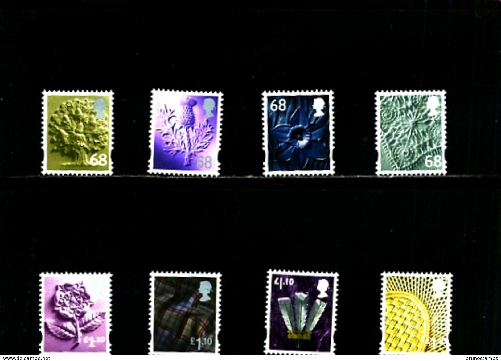 GREAT BRITAIN - 2011  REGIONALS  68p+£1.10   SET  MINT NH - Non Classés