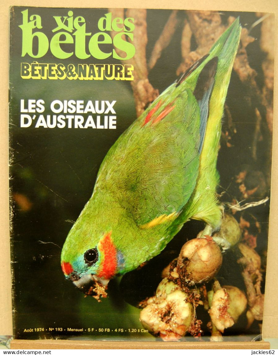 193/ LA VIE DES BETES / BETES ET NATURE N° 193 Du 8/1974, Voir Sommaire - Animals