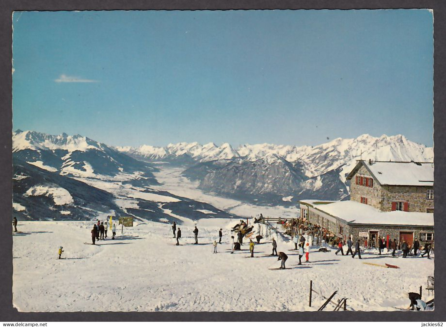 107575/ IGLS, Patscherkofel, Schutzhaus, Blick Auf Oberinntal, Nordkette Une Zugspitze - Igls