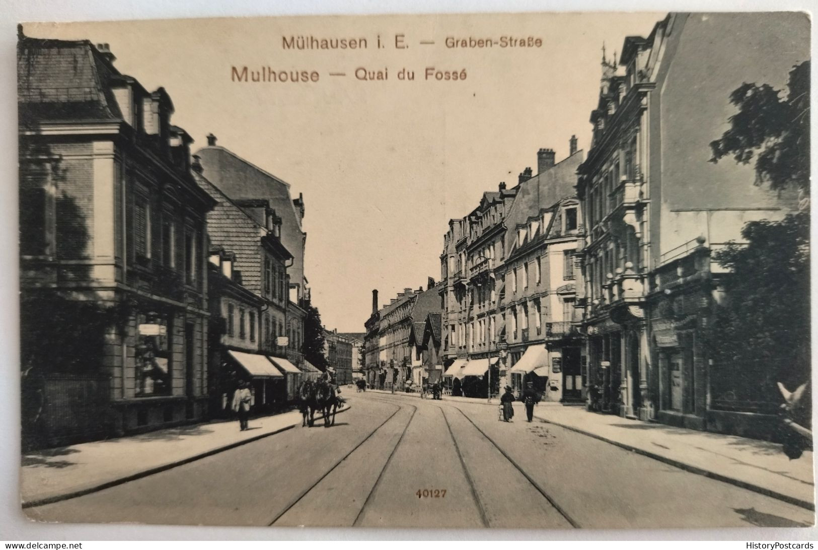 Mülhausen Im Elsass, Grabenstraße, Ca. 1930 - Other & Unclassified