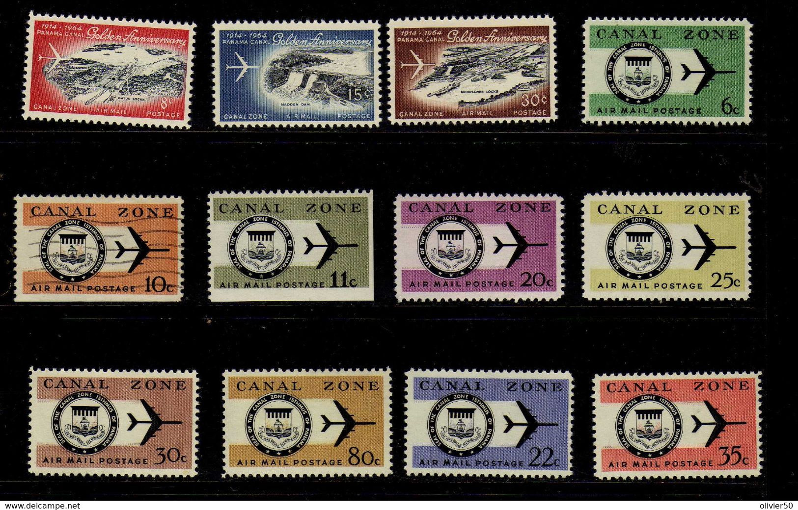 Canal Zone (1964-76) - Poste Aerienne Neufs**/* - Kanaalzone