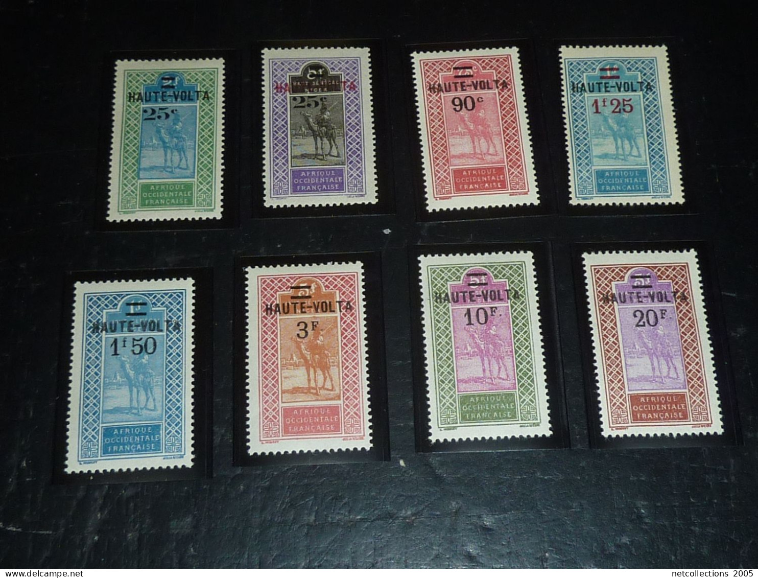 HAUTE-VOLTA 1924 N°33/40 - NEUF SANS CHARNIERES (C.V) - Unused Stamps