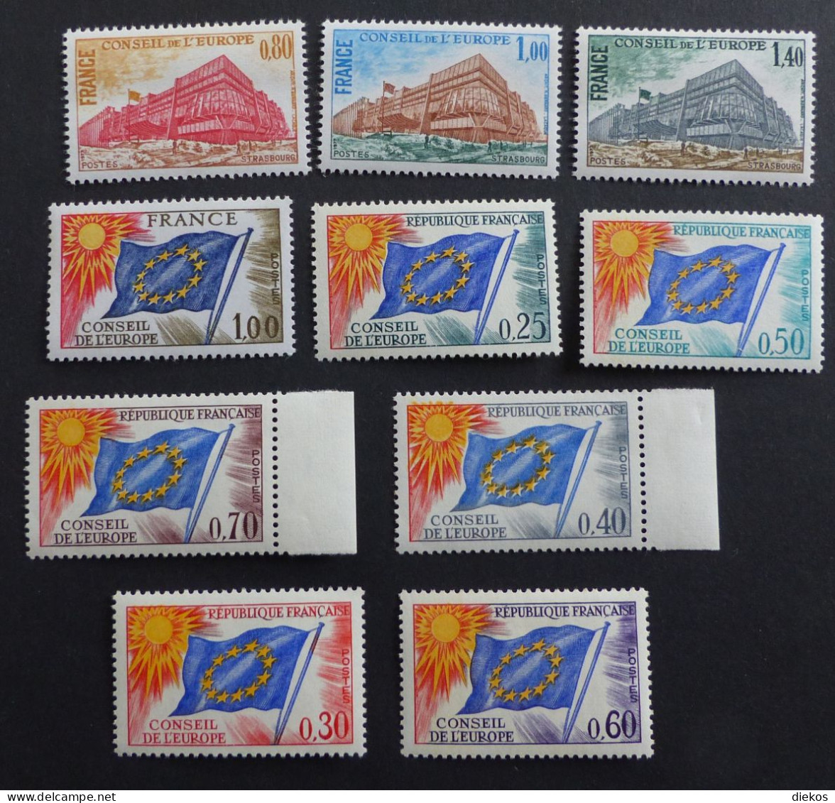 Europarat    Lot  Dienstmarken     MNH ** Postfrisch   #6290 - Collections