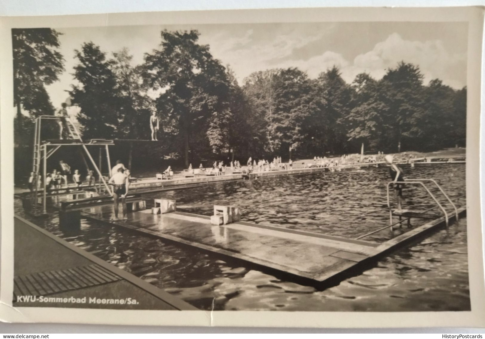 Meerane, KWU-Sommerbad, Ca. 1950 - Meerane