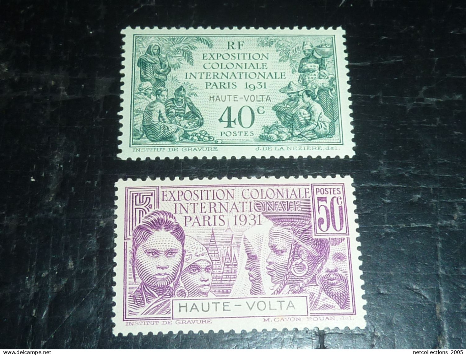 HAUTE-VOLTA 1927 N°41/42 & 1931 N°66/67 - NEUF SANS CHARNIERES (C.V) - Unused Stamps