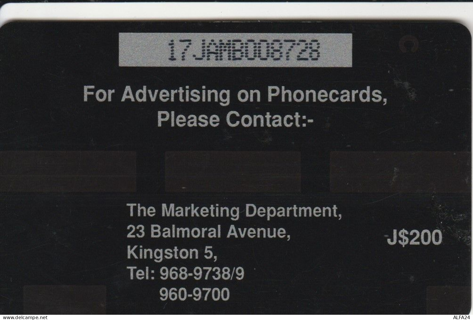 PHONE CARD-JAMAICA (E48.22.1 - Jamaïque