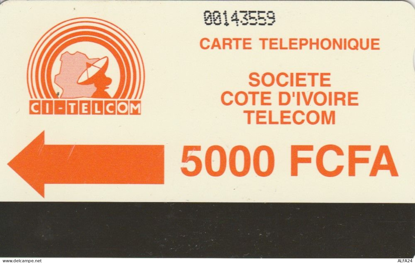 PHONE CARD-COSTA D'AVORIO (E48.8.3 - Côte D'Ivoire