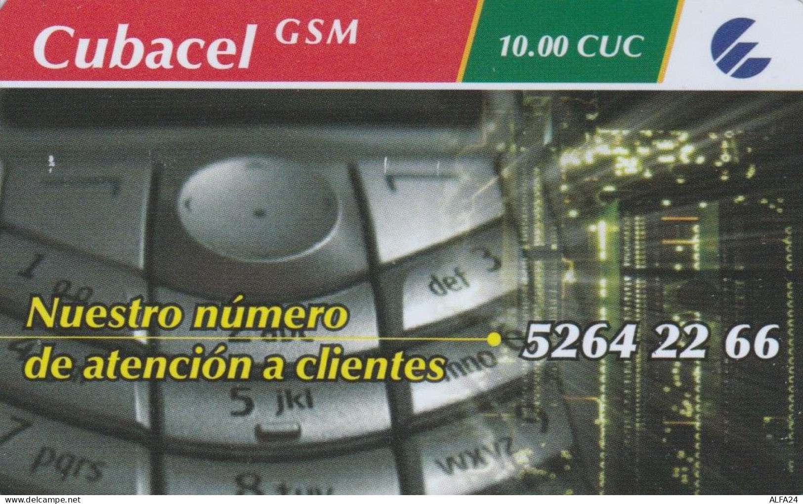 PREPAID PHONE CARD-CUBA (E48.8.1 - Kuba