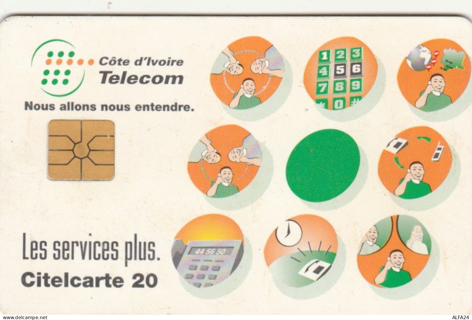 PHONE CARD-COSTA D'AVORIO (E48.7.6 - Côte D'Ivoire