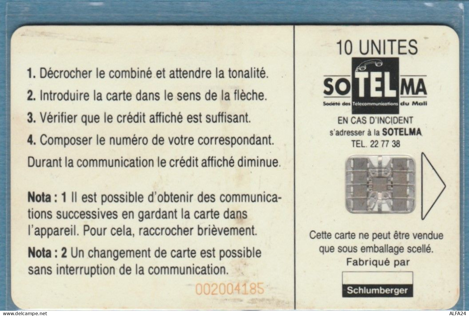 PHONE CARD-MALI (E48.1.8 - Mali