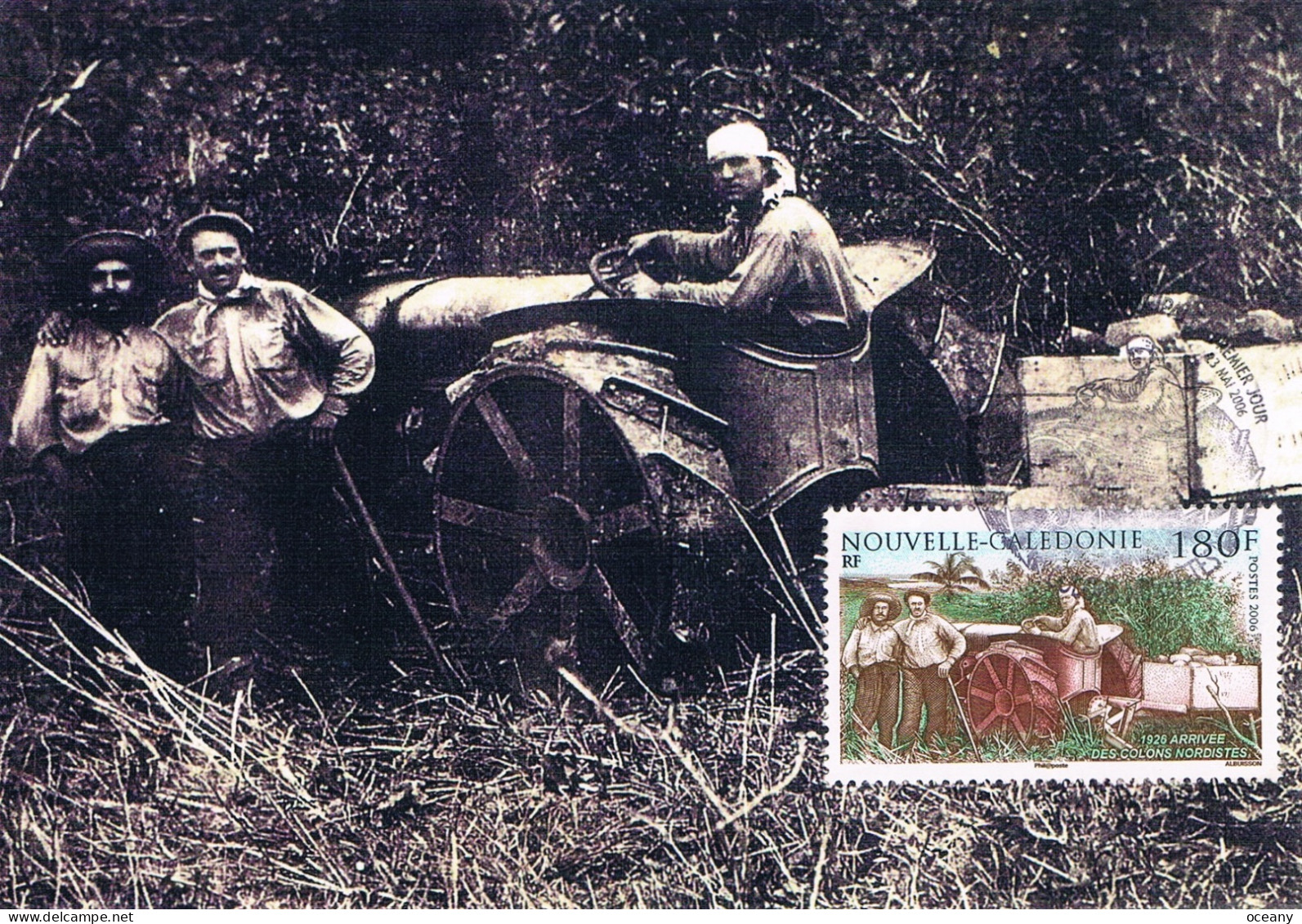 Nouvelle-Calédonie - 1926, Arrivée Des Colons Nordistes CM 975 (année 2006) - Tarjetas – Máxima