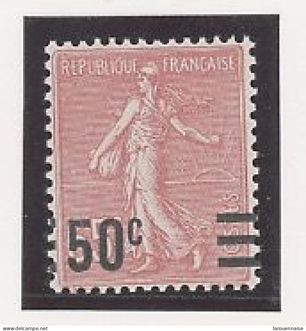 VARIÉTÉ - N°224c  50c/ 65c ROSE N**-VALEUR /VALEUR AVEC BARRES - Unused Stamps