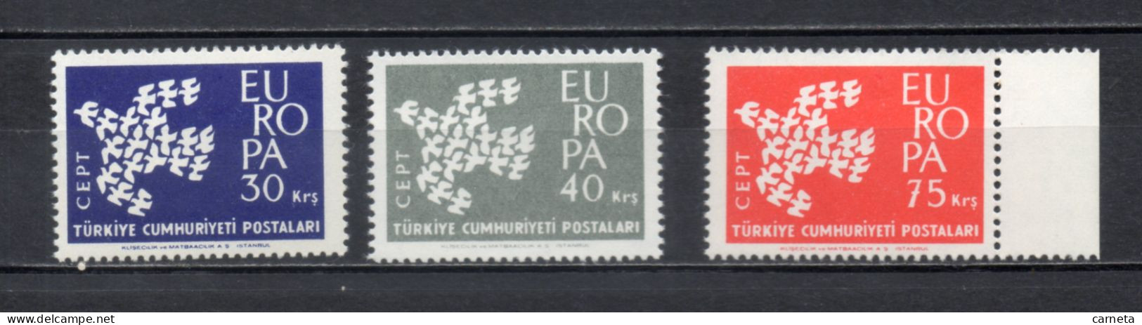 TURQUIE    N° 1599 à 1601    NEUFS SANS CHARNIERE    COTE  3.00€    EUROPA - Unused Stamps