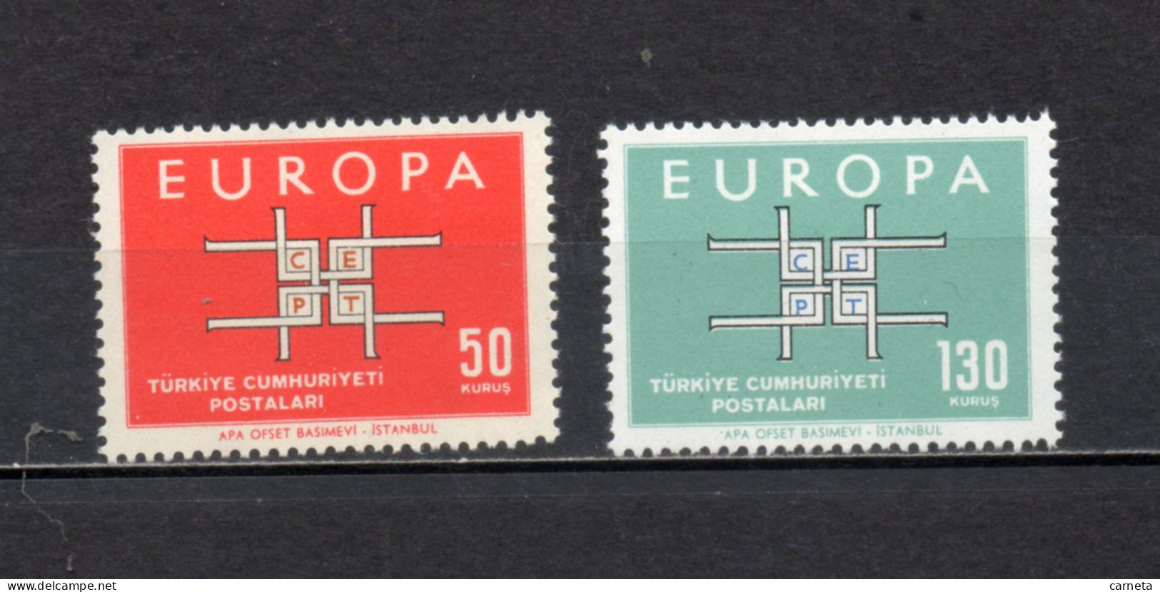 TURQUIE    N° 1672 + 1673    NEUFS SANS CHARNIERE    COTE  1.50€    EUROPA - Unused Stamps