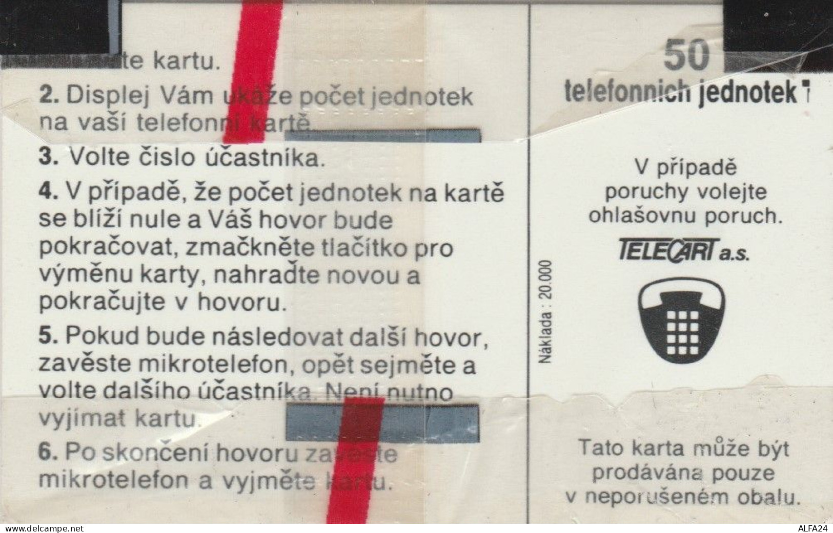 PHONE CARD NEW CECHIA (E50.3.6 - Tschechische Rep.