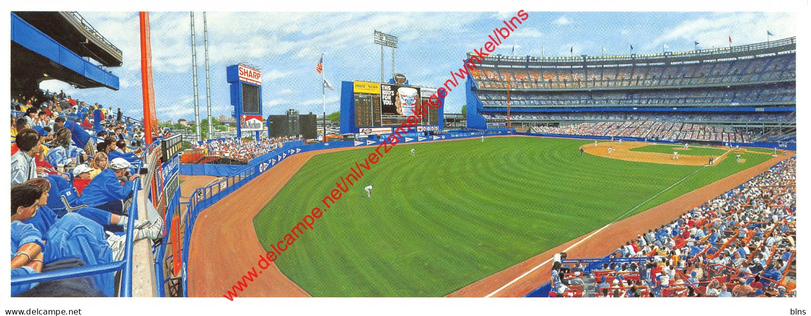 Left Field Corner By Andy Jurinko - Baseball - 23x9cm - Baseball