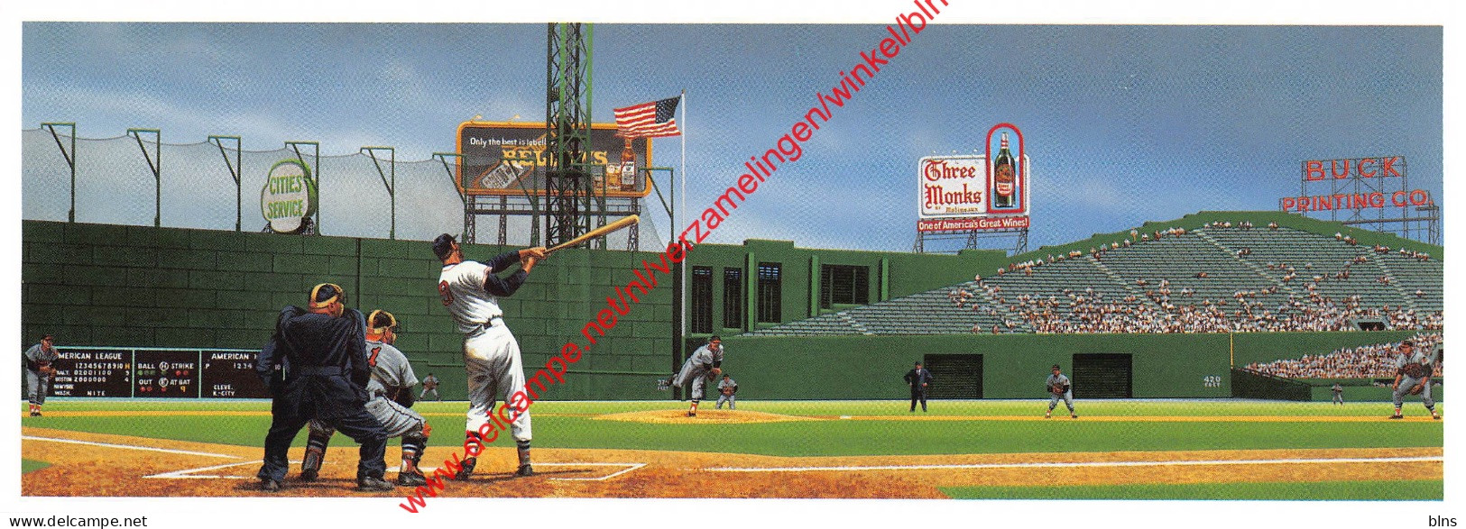 Splendid Fenway Finale By Bill Purdom - Baseball - 23x8cm - Baseball