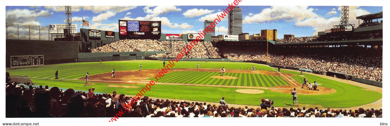 Fenway Park Panorama By Bill Purdom - Baseball - 23x7cm - Honkbal