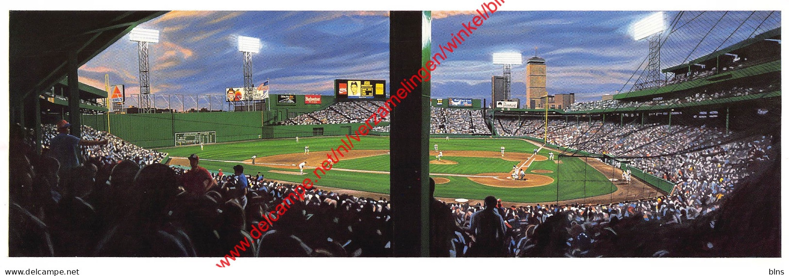 Fenway Park Diptych By Andy Jurinko - Baseball - 23x8cm - Honkbal