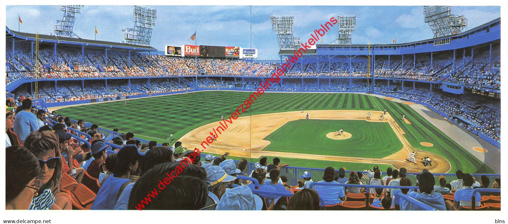 Tiger Stadium Panorama By Andy Jurinko - Baseball - 23x9,5cm - Baseball