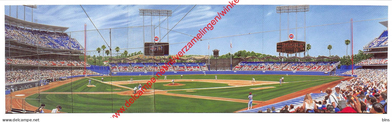 Chavez Ravine Triptych By Andy Jurinko - Baseball - 23x7cm - Honkbal